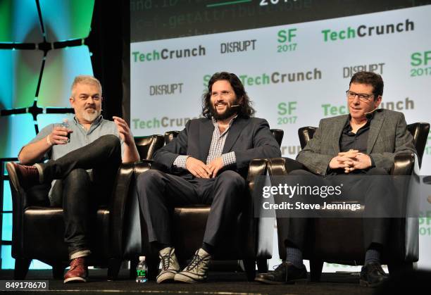 Borracho Pictures Owner and Chief Creative Martin Sweeney, Managing Partner at Heroic Ventures Michael Fertik, and Partner at Bessemer Venture...