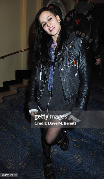 Alice Dellal attends the Universal Party following the Brit Awards 2009 at the Claridge's Hotel on February 18, 2009 in London, England.