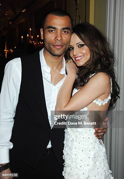 Ashley and Cheryl Cole attend the Universal Party following the Brit Awards 2009 at the Claridge's Hotel on February 18, 2009 in London, England.
