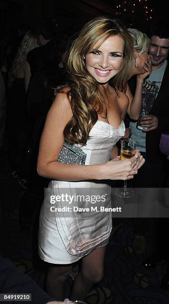 Nadine Coyle attends the Universal Party following the Brit Awards 2009 at the Claridge's Hotel on February 18, 2009 in London, England.