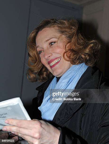 Kate Jennings Grant appearing in Guys & Dolls at the Nederlander Theatre is seen on Broadway on February 18, 2009 in New York City.