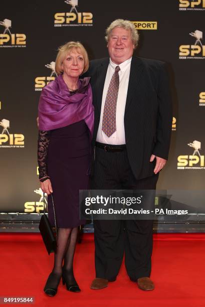 Carol and David Hoy arriving for the Sports Personality of the Year Awards 2012, at the ExCel Arena, London.