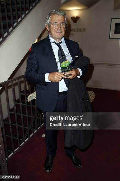 Michel Boujenah attends "Trophee Du Bien-Etre" award ceremony at Theatre des Mathurins on September 18, 2017 in Paris, France.