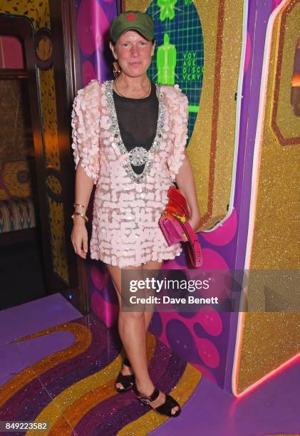 Katie Grand attends the LOVE magazine x Miu Miu party, held during London Fashion Week, at Loulou's on September 18, 2017 in London, England.