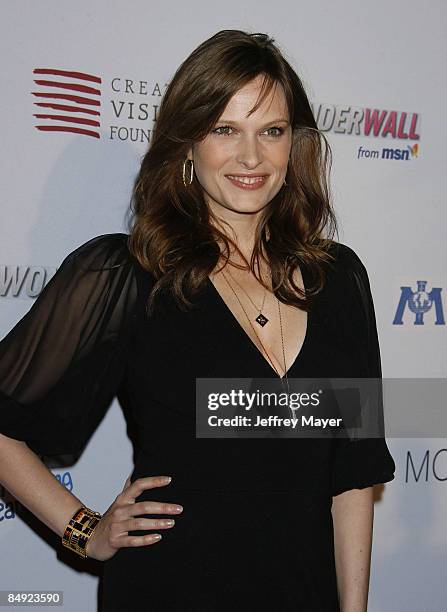 Actress Vinessa Shaw arrives at the Children Mending Hearts Gala at the House Of Blues on February 18, 2009 in Los Angeles, California.