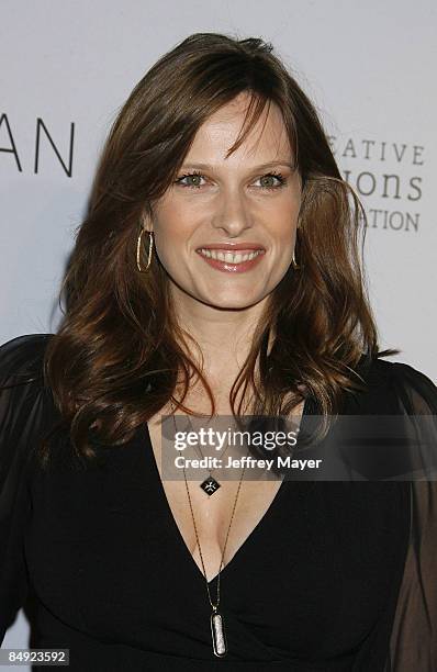 Actress Vinessa Shaw arrives at the Children Mending Hearts Gala at the House Of Blues on February 18, 2009 in Los Angeles, California.