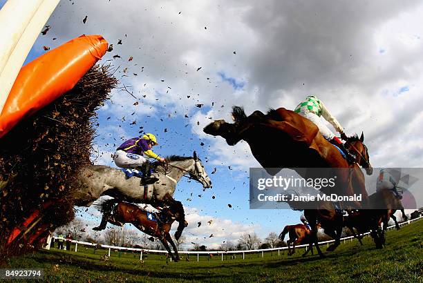 Huntingdon Races 640 The Huntingdon Novices Stock Photos, High-Res Pictures, and Images ...