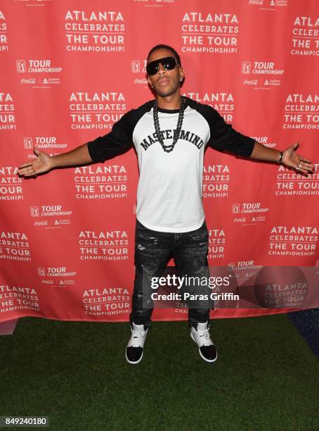 Rapper Ludacris at 2017 Atlanta Celebrates The Tour Championship! Kickoff Celebration at College Football Hall of Fame on September 18, 2017 in...