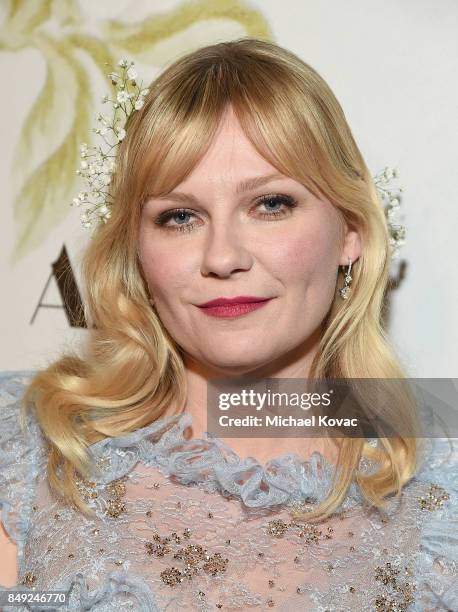 Actress Kirsten Dunst attends the Los Angeles premiere of 'WoodShock' at ArcLight Cinemas on September 18, 2017 in Hollywood, California.