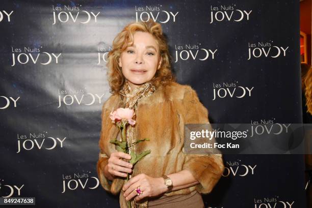 Actress Grace de Capitani attends 'Nuit Jovoy Rose Millesimee' at Jovoy Store on September 18, 2017 in Paris, France.