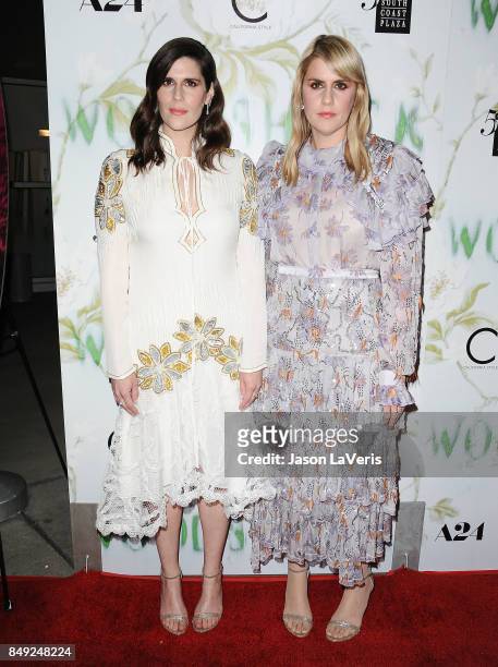 Laura Mulleavy and Kate Mulleavy attend the premiere of "Woodshock" at ArcLight Cinemas on September 18, 2017 in Hollywood, California.