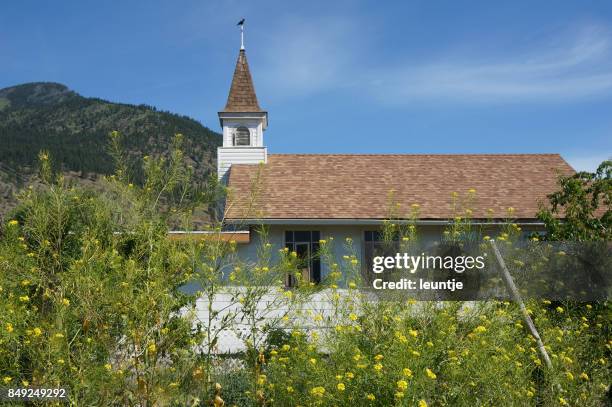 st. john the baptist - church in lillooet - john stock-fotos und bilder