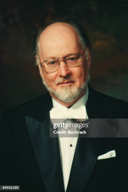 Close-up portrait of the American film composer John Williams, Boston, Massachussetts, 1997.