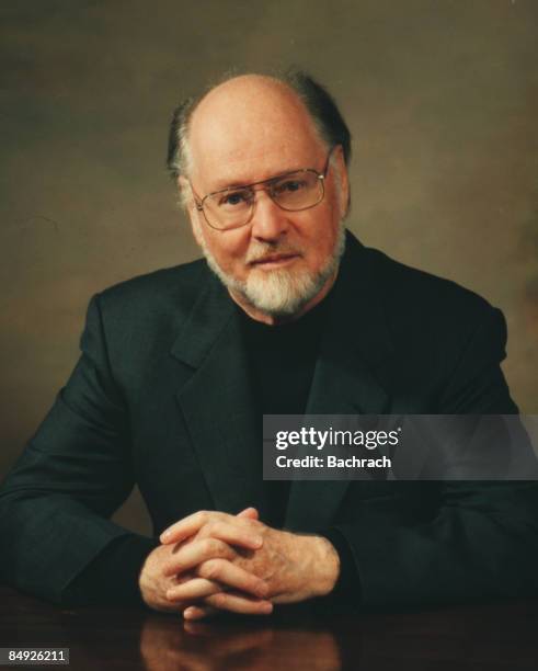 Portrait of the American composer John Williams, Boston, Massachussetts, 1997.