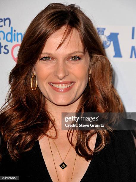 Vinessa Shaw arrives at the Children Mending Hearts Gala at the House Of Blues on February 18, 2009 in Los Angeles, California.