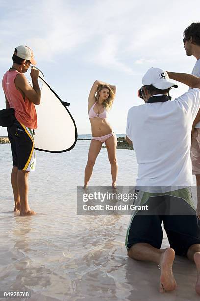 Swimsuit Issue 2009: Tennis star Tatiana Golovin poses for the 2009 Sports Illustrated swimsuit issue with photographer Walter Iooss Jr. On November...
