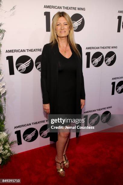 Lia Vollack attends the American Theatre Wing Centennial Gala at Cipriani 42nd Street on Septembe