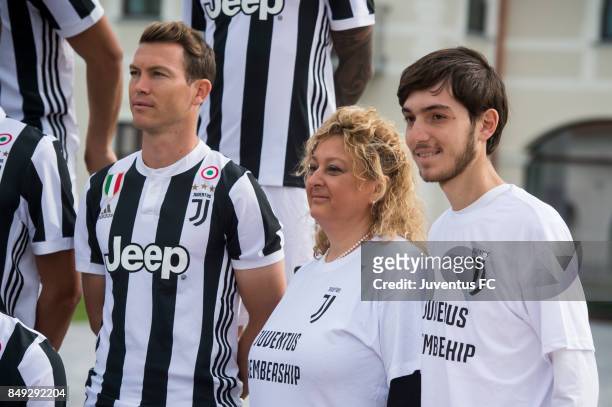 Juventus members attend the official First Team Squad Photocall on September 18, 2017 in Turin, Italy.