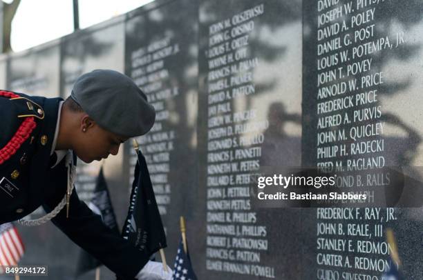 費城戰俘/mia 紀念儀式 - vietnam veterans memorial 個照片及圖片檔