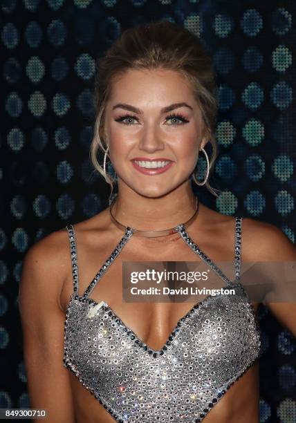 Dancer Lindsay Arnold attends "Dancing with the Stars" season 25 at CBS Televison City on September 18, 2017 in Los Angeles, California.