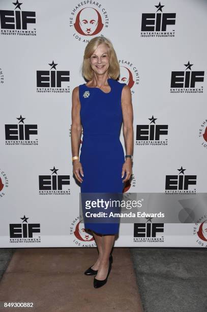 Christie Hefner arrives at the 27th Annual Simply Shakespeare benefit at the Freud Playhouse, UCLA on September 18, 2017 in Westwood, California.