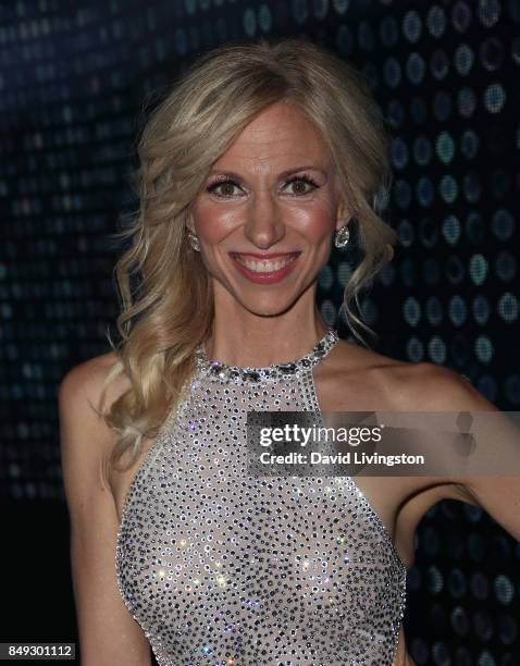 Singer Debbie Gibson attends "Dancing with the Stars" season 25 at CBS Televison City on September 18, 2017 in Los Angeles, California.