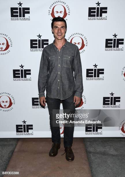 Actor Finn Wittrock arrives at the 27th Annual Simply Shakespeare benefit at the Freud Playhouse, UCLA on September 18, 2017 in Westwood, California.