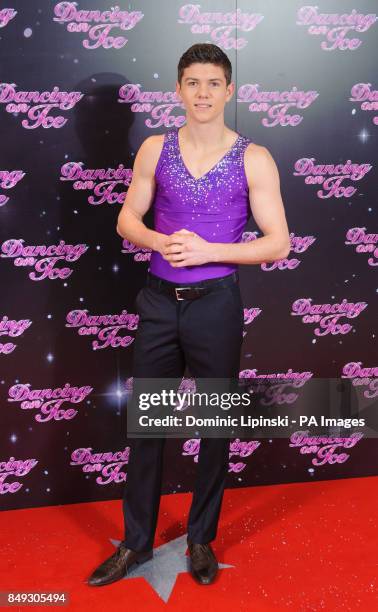 Luke Campbell at a photocall for the launch of the new series of 'Dancing on Ice' at the ITV Studios, in central London.