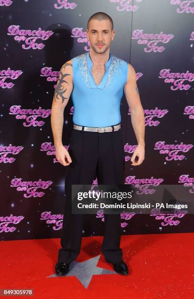 Shayne Ward at a photocall for the launch of the new series of 'Dancing on Ice' at the ITV Studios, in central London.