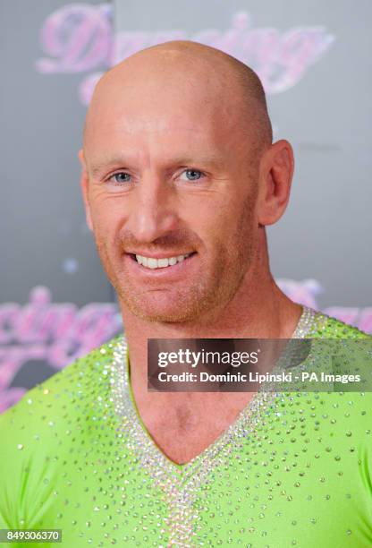 Gareth Thomas at a photocall for the launch of the new series of 'Dancing on Ice' at the ITV Studios, in central London. PRESS ASSOCIATION Photo....