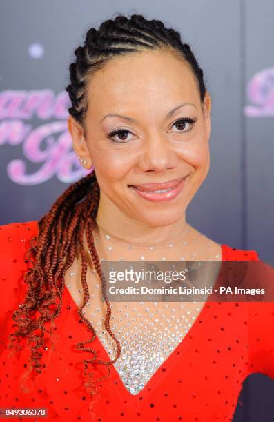 Oona King at a photocall for the launch of the new series of 'Dancing on Ice' at the ITV Studios, in central London. PRESS ASSOCIATION Photo. Picture...