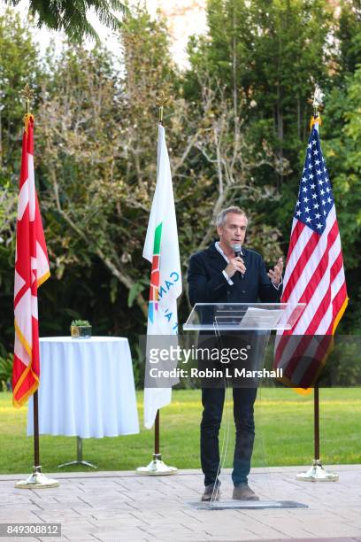 Director and Emmy Winner Jean-Marc Vallee attends the Canadian Consulate's Celebration for the Canadian Nominees of the 69th Emmy Awards at Official...