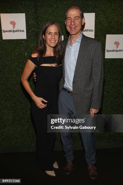 Lisa Sladkus and Mark Sladkus attend Speak Up Africa 2017 Gala Celebrating African Leadership on September 18, 2017 in New York City.