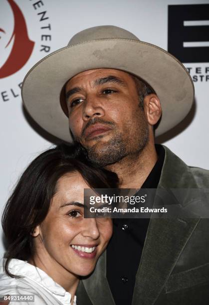 Musician Ben Harper and his wife Jaclyn Matfus arrive at the 27th Annual Simply Shakespeare benefit at the Freud Playhouse, UCLA on September 18,...