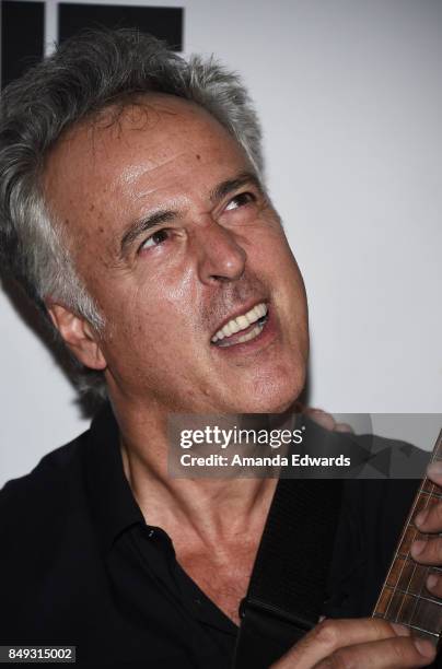 Musician Chris Wilson arrives at the 27th Annual Simply Shakespeare benefit at the Freud Playhouse, UCLA on September 18, 2017 in Westwood,...