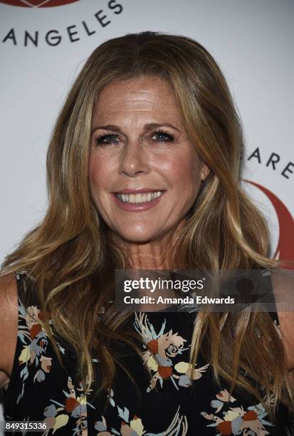 Actress Rita Wilson arrives at the 27th Annual Simply Shakespeare benefit at the Freud Playhouse, UCLA on September 18, 2017 in Westwood, California.