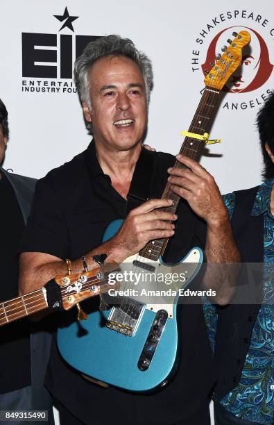 Musician Chris Wilson arrives at the 27th Annual Simply Shakespeare benefit at the Freud Playhouse, UCLA on September 18, 2017 in Westwood,...