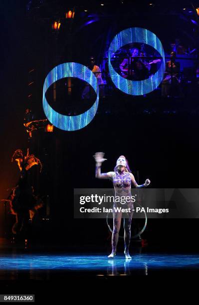 Cirque de Soleil unveil their new show Kooza at a dress reheasal at the Royal Albert Hall in London.