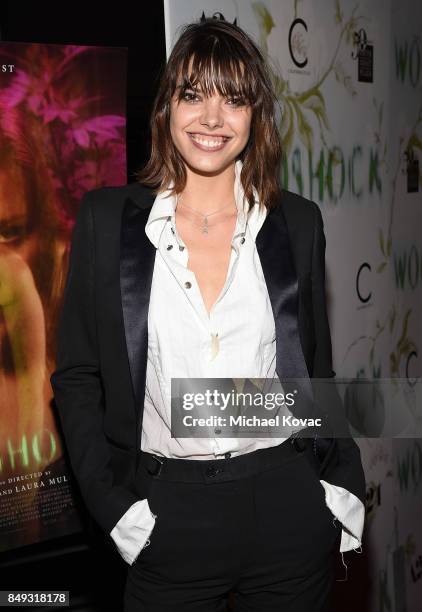 Director Eva Dolezalova attends the Los Angeles 'Woodshock' premiere at ArcLight Cinemas on September 18, 2017 in Hollywood, California.