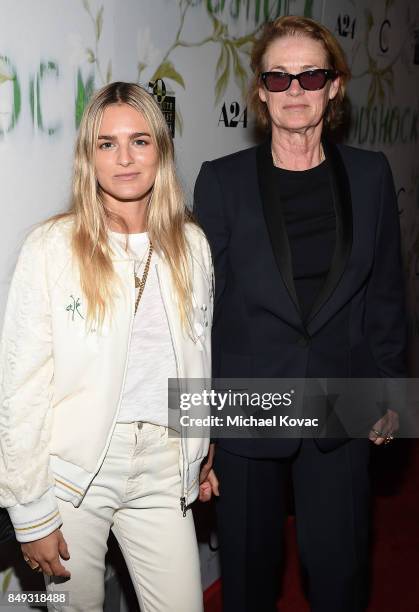 West Coast Director of Vogue and Teen Vogue Lisa Love and daughter Nathalie Love attend the Los Angeles premiere of 'Woodshock' at ArcLight Cinemas...