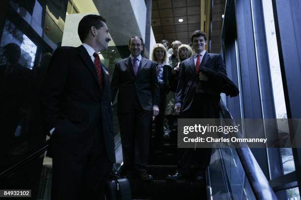 Republican U.S. Presidential hopeful Gov. Mike Huckabee and his wife, Janet Huckabee attend a early morning fundraiser hosted by supporters on...