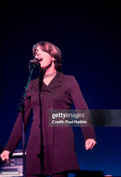 Kathy Mattea performing at Medinah Temple in Chicago, Illinois, March 30, 1982.