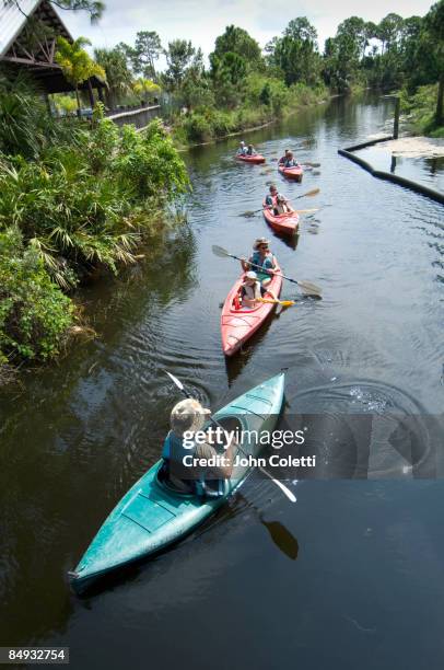 kayaking - boat melbourne stock-fotos und bilder