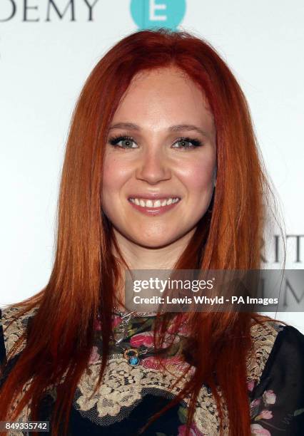 British actress Juno Temple at BAFTA in central London after being announced as a nominee for the EE Rising Star Award at the 2013 EE British Academy...