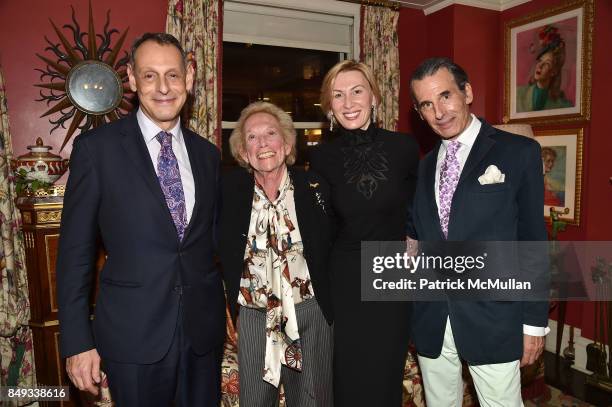 Jonathan Marder, Dr. Iris Love, Kristina Allegra and Roy Kean attend Jackie Weld Drake hosts Casita Maria's Fiesta 2017 Cocktail Party at Private...