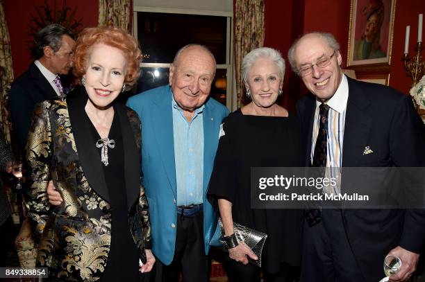 Mary Faye Hernandez, Ambassador Ed Elson, Susie Elson and Joel Bell attend Jackie Weld Drake hosts Casita Maria's Fiesta 2017 Cocktail Party at...