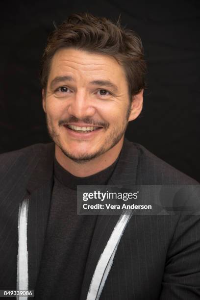 Pedro Pascal at the "Kingsman: The Golden Circle" Press Conference at the Ham Yard Hotel on September 18, 2017 in London, England.