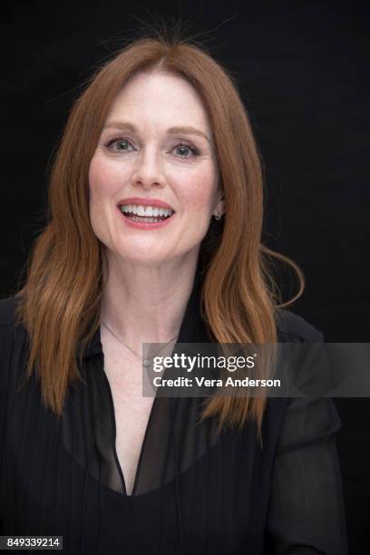 Julianne Moore at the "Kingsman: The Golden Circle" Press Conference at the Ham Yard Hotel on September 18, 2017 in London, England.