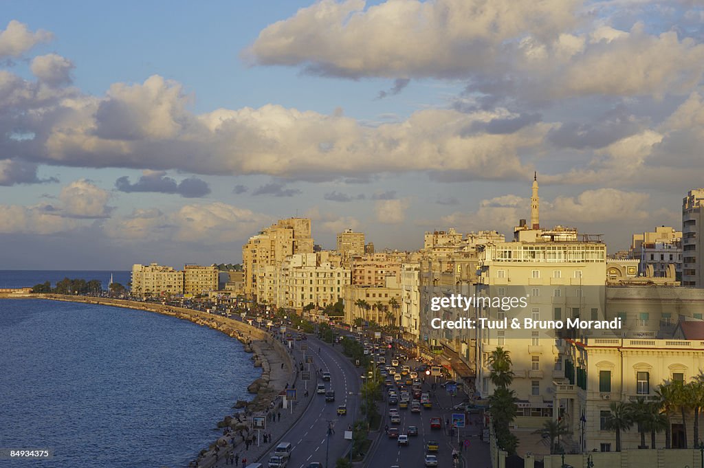 Egypt, Alexandria, the Corniche.