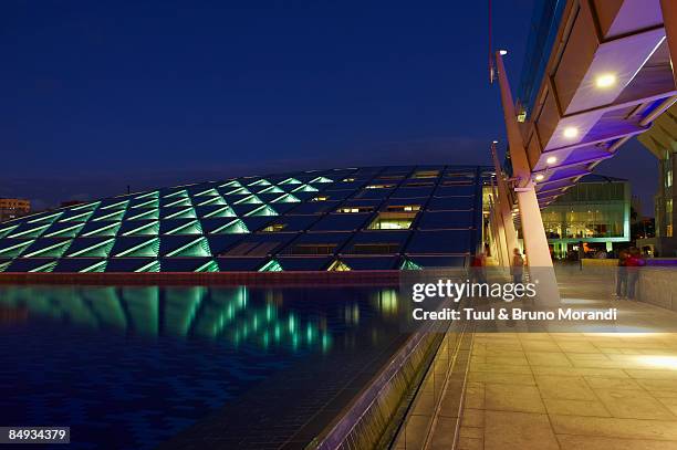 egypt, alexandria, alexandrina library. - alexandria stock pictures, royalty-free photos & images